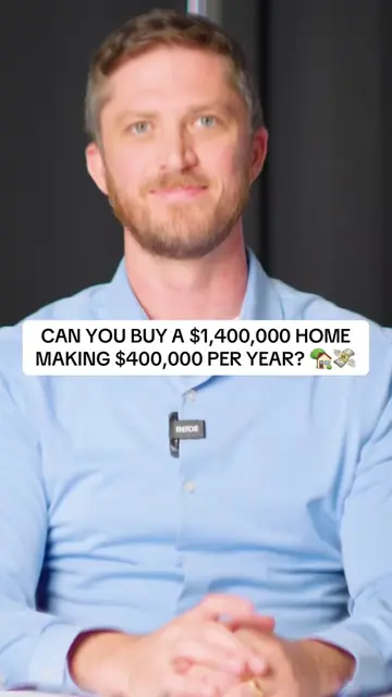 Can you buy a $1,400,000 home making $400,000 per year? - #realestate #mortgage 