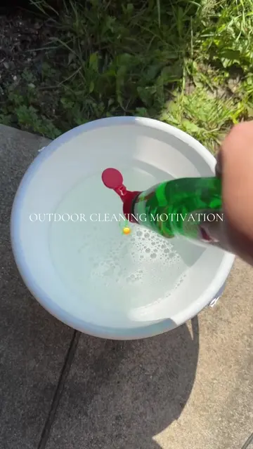 Nothing worse than cleaning in this heat but here’s some outdoor cleaning motiva