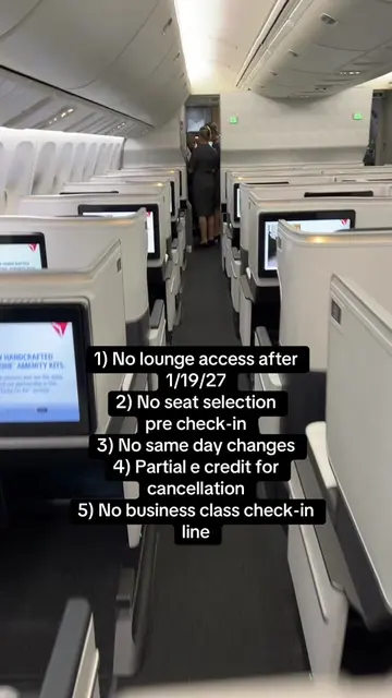 Pretty much did the same for first class as well. What are they thinking? Follow