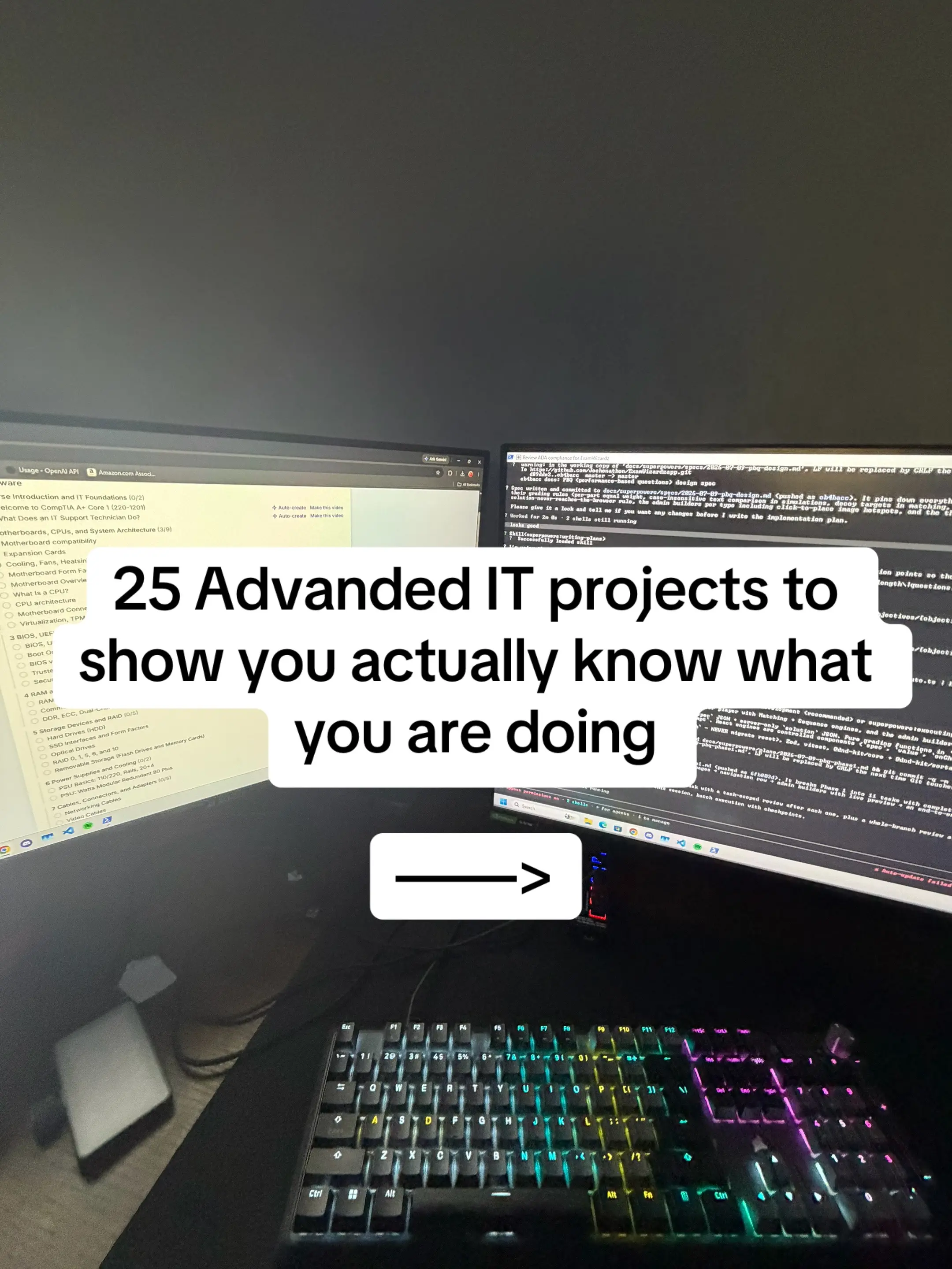 Here are 25 advanced IT projects covering deployment, security, enterprise netwo
