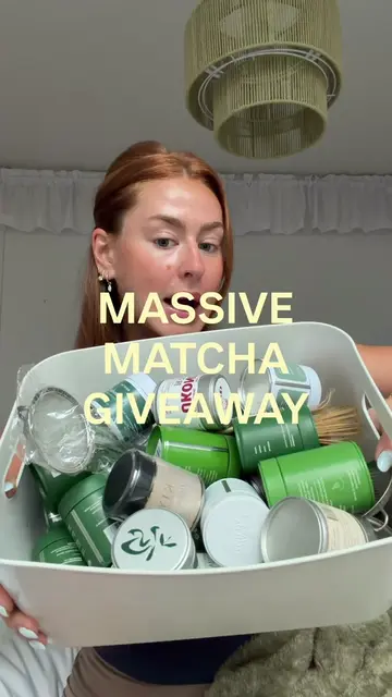 MATCHA GIVEAWAY!!! 🍵 Rules:  Follow me Comment matcha or 🍵 *USA only  14 winne