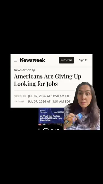 People are giving up on their job search because this job market is so terrible 