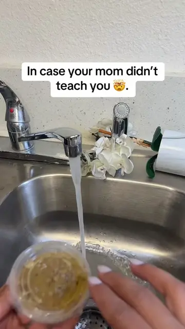 In case your mom didn’t teach you. #cleaninghacks #cleaningtips #CleanTok #clean