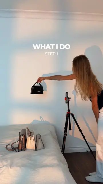 Here's how I made it!! 👇🏼 - Film your hand dropping each bag while keeping you
