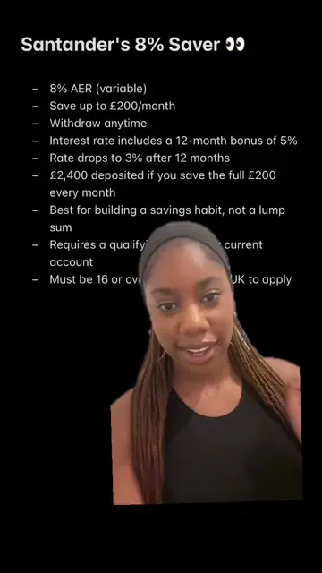 Santander’s new 8% Regular saver, definitely something I will be looking into! #