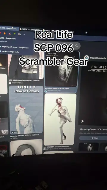 SCP-096 IRL Scrambler Gear!🦦💻  Its working and working good faster than ever T