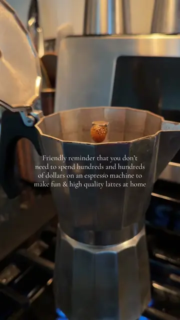 Me 🤝 moka pot lattes forever! Still on the hunt for an affordable espresso mach