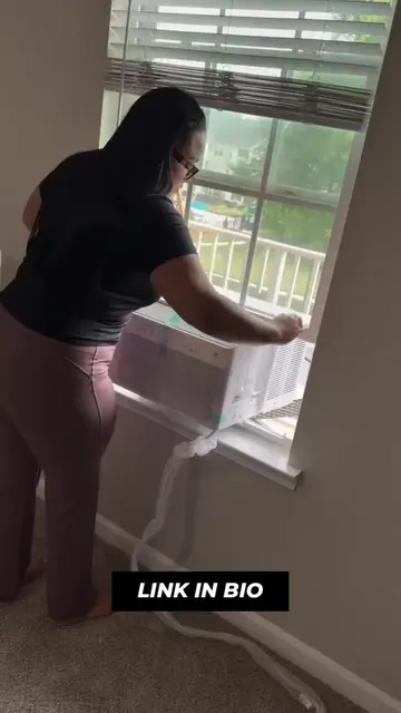 This Portable Window AC Is Blowing Everyone Away 🥶❄️ No Drill Needed! #Summer20