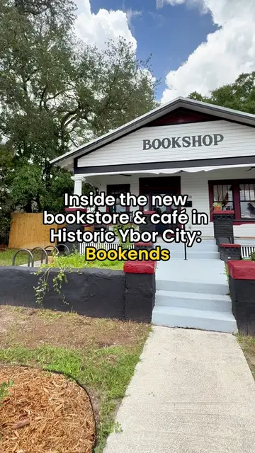 Inside the long-awaited bookstore & café in Historic Ybor City: Bookends 📚☕ Boo