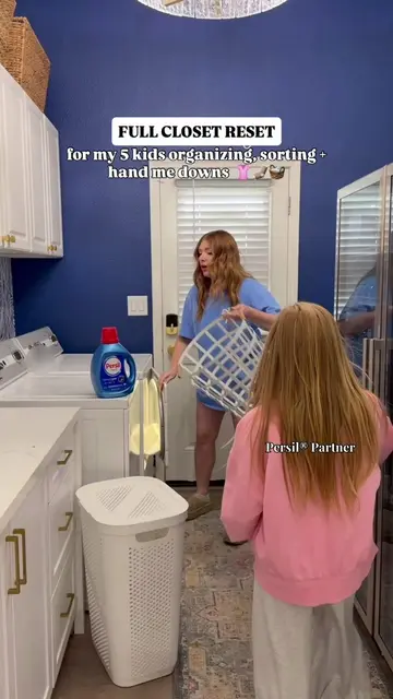 #PersilPartner Organize & reset our 5 kids/teens closet makeovers for summer 🥵 