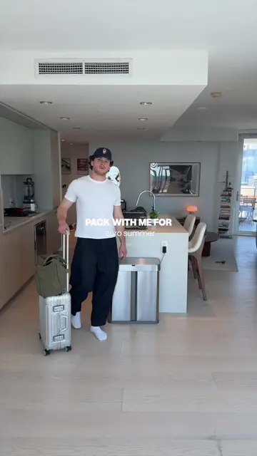 Pack with me for a 2 week euro summer trip ✈️  #packing #packingasmr #packwithme
