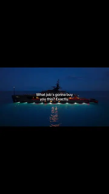 What job's gonna buy you this? Exactly. #yacht #job #rich #money #dream 