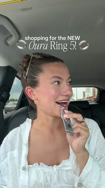finally bought the new oura ring 5! i chose the gold finish 🌟 i’m so excited ab