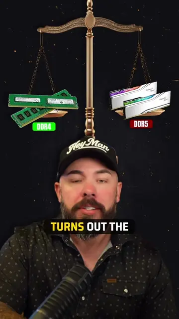DDR4 Is About To Cost More Than DDR5 #fyp #techtok #pcbuild #gamingpc #pcgaming 