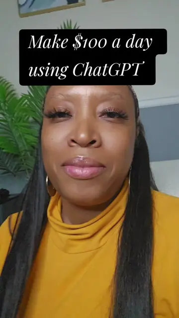 Here's how to make $100 a day using ChatGPT. 👇 My name is Tammy Davis, and I'm 