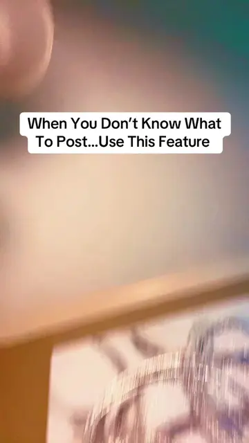 Stuck on what to post? Use this feature and let TikTok choose the sound for you.