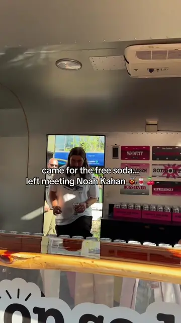 the best surprise 🍒🐞🥤 #culturepopsoda #noahkahan #fenway #noahkahanmusic 