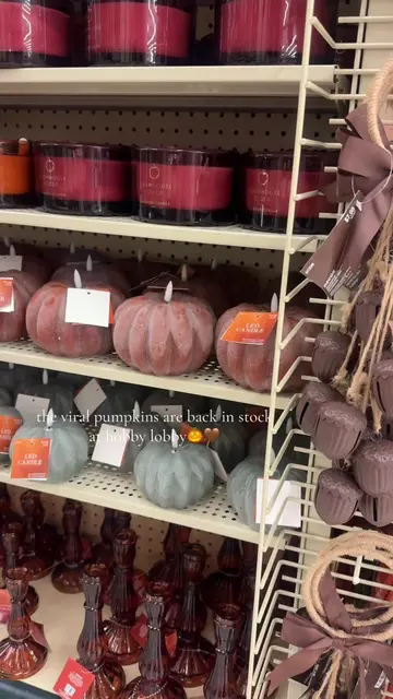 i know it’s not fall yet but I just had to grab these viral pumpkin candles from