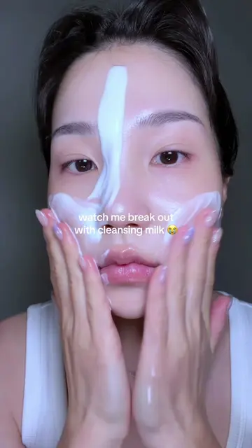cleansing milk isn’t for acne prone skin? ❌ I still choose milk when my barrier 