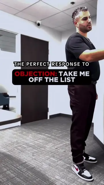 How to respond to the toughest objection 👀  #sales #salestok #salesobjections #
