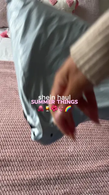 los sonidos en este video son muy satisfactorios 🌸👙🍹 #shein #sheinhaul #shein