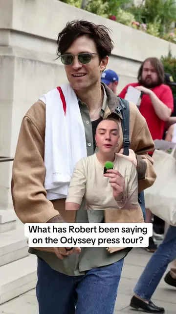 Robert Pattinson’s The Odyssey press tour has entered its natural state: deeply 