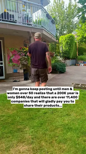 👇😎 If you're over 50... You were probably taught one job was enough. Work hard