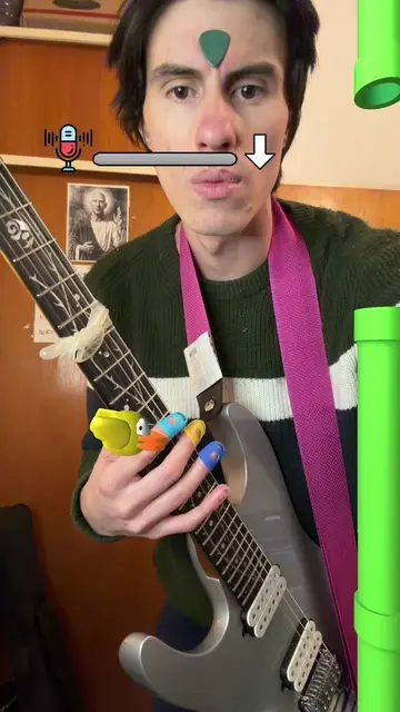 This is not easy to play at all 🤯 #guitar #music #game #guitarplayer #art 