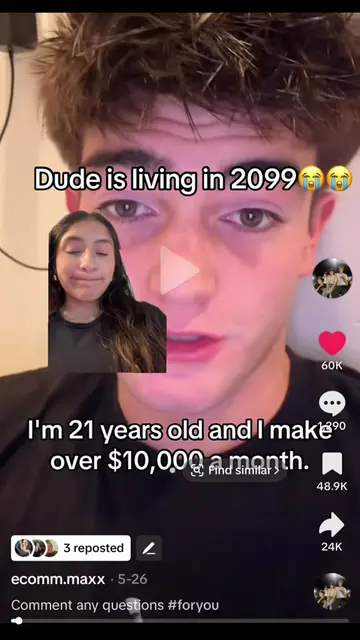 This dude is living in 2099😭 #dropshipping #ecommerce #ecom #aidropshipping 