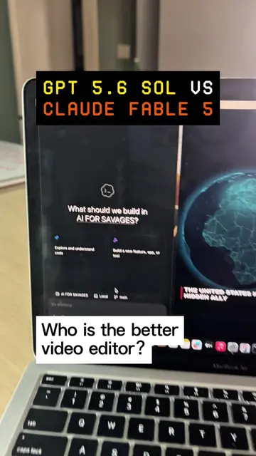 ChatGPT 5.6 Sol vs Claude Fable 5: who is the better video editor? 🚨 #ai #chatg
