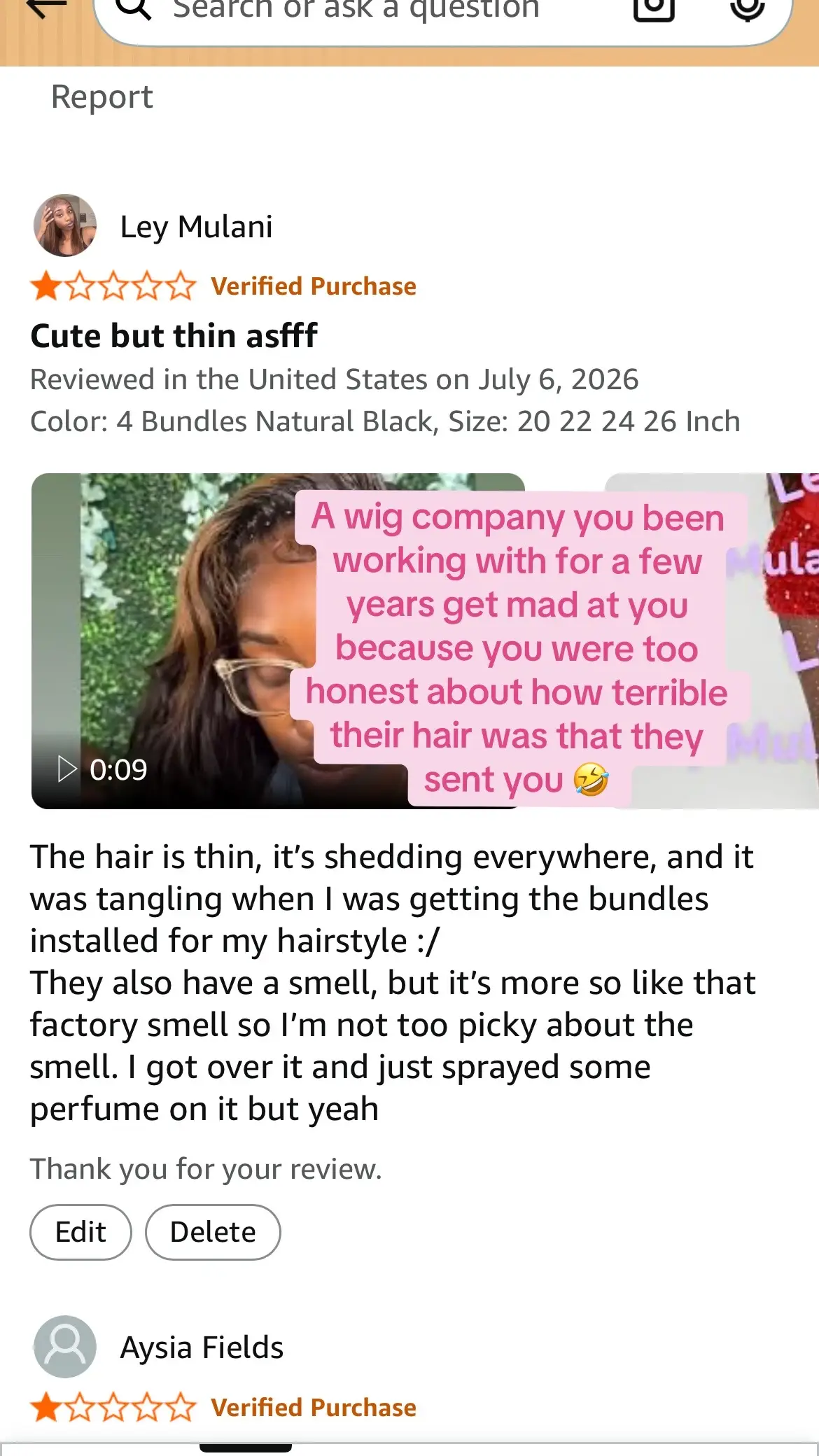 There’s plenty of wig companies out there, but i don’t know why i always come ac