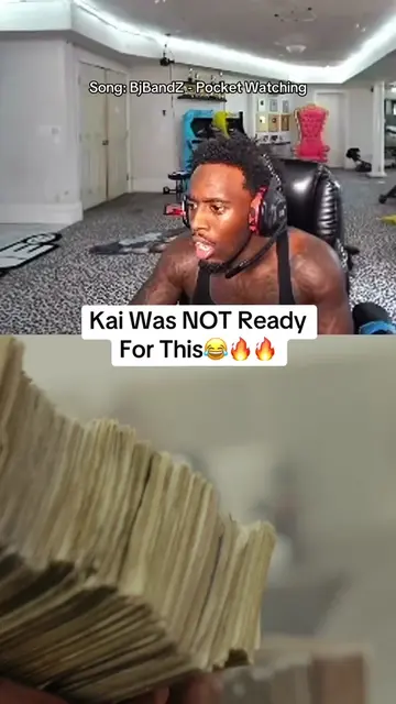 His Reaction Says It All 😳 “Pocket Watching” BjBandZ Out Now #kaicenat #reactio