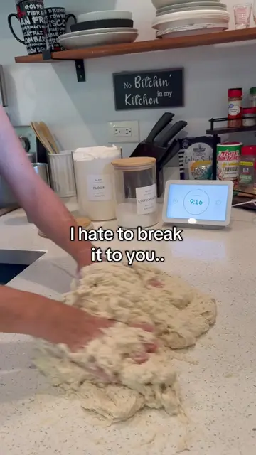 Your first initial mix should be at least 10 minutes of aggressive slap and fold
