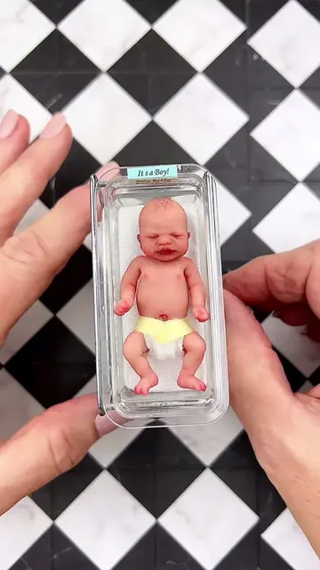 Goodnight from Grandma’s miniature nursery. 🍼✨ Sweet dreams. 💕 These are some 