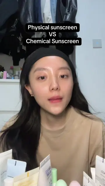 Kamu tim chemical sunscreen atau physical sunscreen? ☀️ #sunscreen #chemicalsuns