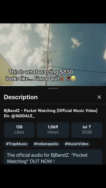 Spent $850 to get 1k…💔 #upcomingartist #lowviews #rapper #foryou #viral