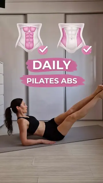 15 MIN DAILY PILATES ABS Workout : 8 Best Exercises For Abs & Waist!   4 SETS  •