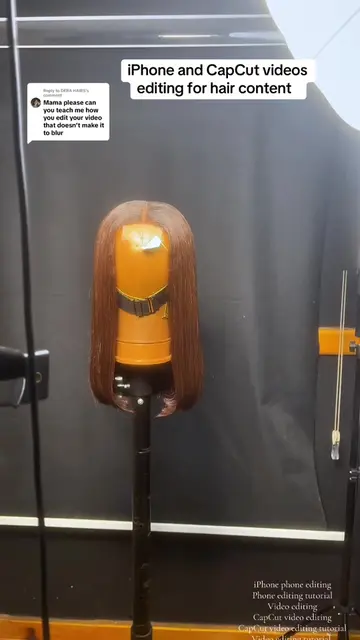 Replying to @DERA HAIRS iPhone and CapCut videos editing for hair content   #vid
