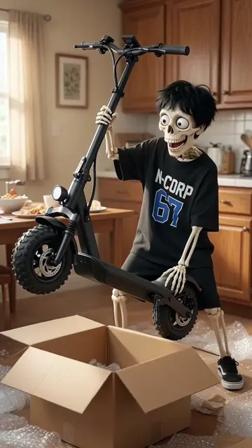 What if you bought an OFFROAD ELECTRIC SCOOTER? 🛴⚡ At first, it looked like the