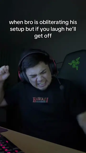 he’s gonna be even more mad when his stuff don’t work 😭 #gamingmemes #ragequit 