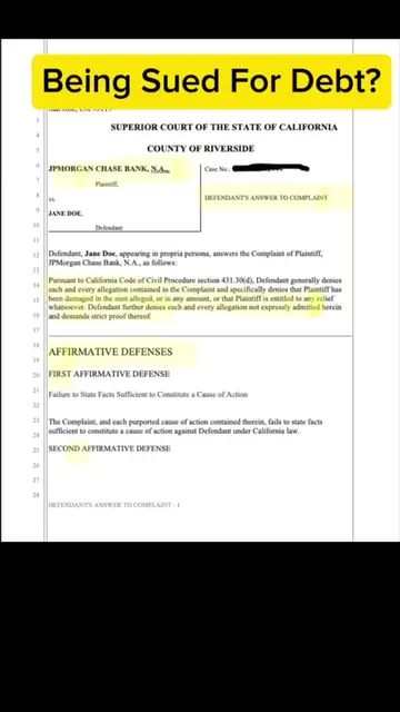 Being Sued For Debt? Don't file an answer until you know this!  #DebtCollector #