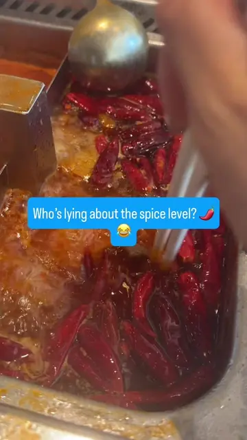 Everyone said ‘it’s not spicy’… but I’m not convinced 😂🌶️ Who do you think was