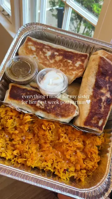 Meal drop off for my sis + her sweet baby girl 🎀 #postpartum #postpartummeals #