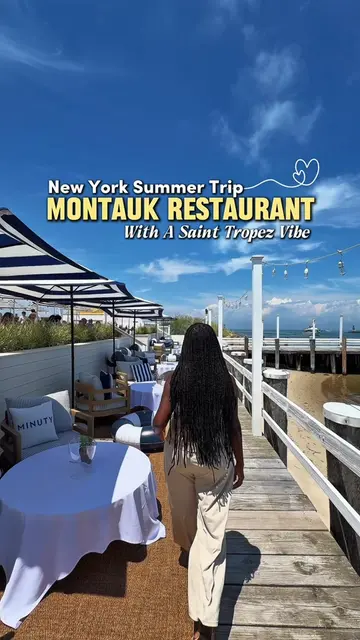 Waterfront Dining Summer Day Trip from NYC to Bagatelle Montauk 🍸🦞☀️  @bagatel