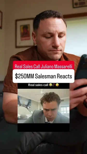 Reacting to Juliano Massareli sales When it doesn’t work and when it does. #insu
