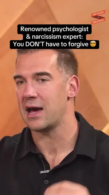 You DON’T have to forgive to find peace!? 🤯 Renowned psychologist & narcissism 
