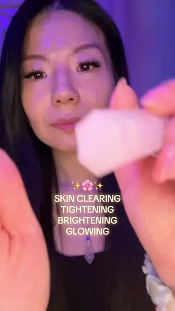 Reiki skincare😍🌸✨   #reikiasmr #clearskin #GlowUp #energyhealing 