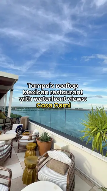 One of the best rooftop Mexican restaurants in Tampa: Casa Cami🌮🍹 If you’re lo