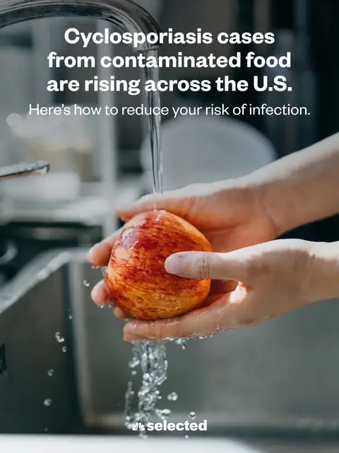 Cases of cyclosporiasis — an illness caused by a microscopic parasite often link