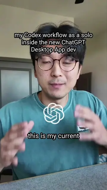 My current Codex workflow as a solo dev to build apps really fast. ChatGPT Work 